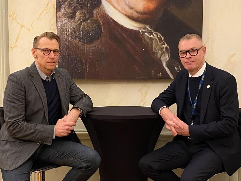 Glenn Larsson och Thomas Ragnarsson på Flisamöte